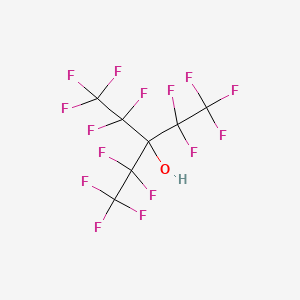 molecular formula C7HF15O B3054776 全氟三乙基甲醇 CAS No. 6189-00-0