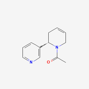 molecular formula C12H14N2O B3054779 2,3'-Bipyridine, 1-acetyl-1,2,3,6-tetrahydro-, (S)- CAS No. 61892-64-6