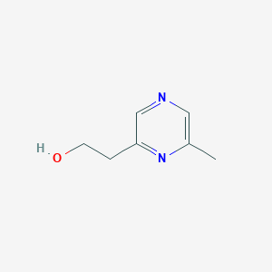 molecular formula C7H10N2O B3054783 2-(6-Methylpyrazin-2-yl)ethan-1-ol CAS No. 61892-93-1