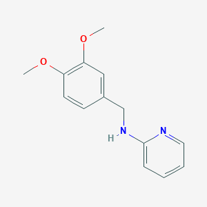 N-[(3,4-dimethoxyphenyl)methyl]pyridin-2-amine