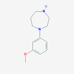 1H-1,4-Diazepine, hexahydro-1-(3-methoxyphenyl)-