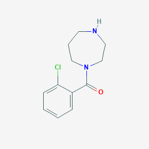 molecular formula C12H15ClN2O B3054790 1-(2-氯苯甲酰基)-1,4-二氮杂环戊烷 CAS No. 61903-18-2