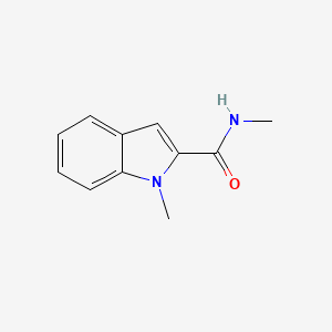 molecular formula C11H12N2O B3054797 N,1-dimethyl-1H-indole-2-carboxamide CAS No. 61939-18-2