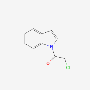molecular formula C10H8ClNO B3054804 1H-Indole, 1-(chloroacetyl)- CAS No. 61995-53-7