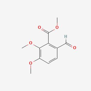 molecular formula C11H12O5 B3054822 Methyl 6-formyl-2,3-dimethoxybenzoate CAS No. 62059-59-0