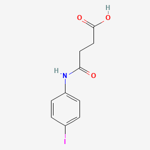 molecular formula C10H10INO3 B3054841 4'-碘代琥珀酰胺酸 CAS No. 62134-54-7