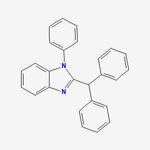 molecular formula C26H20N2 B3054863 2-Benzhydryl-1-phenyl-1H-benzo[d]imidazole CAS No. 62208-53-1