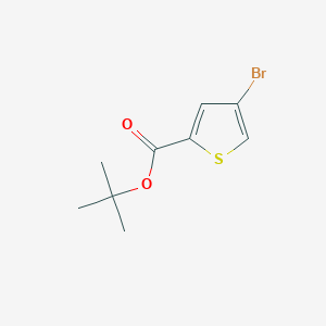 molecular formula C9H11BrO2S B3054869 Tert-butyl 4-bromothiophene-2-carboxylate CAS No. 62224-18-4