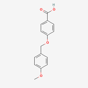 molecular formula C15H14O4 B3054887 4-(4-甲氧基苄氧基)苯甲酸 CAS No. 62290-43-1