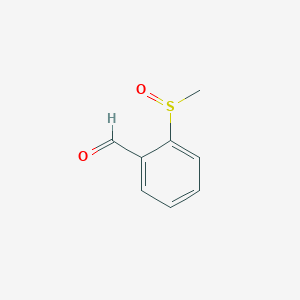 molecular formula C8H8O2S B3054902 2-(Methylsulfinyl)benzaldehyde CAS No. 62351-49-9