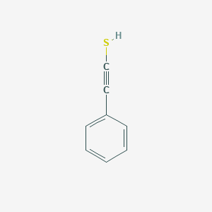 molecular formula C8H6S B3054920 Ethynethiol, phenyl- CAS No. 62472-99-5