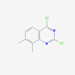 molecular formula C10H8Cl2N2 B3054922 2,4-Dichloro-7,8-dimethylquinazoline CAS No. 62484-28-0