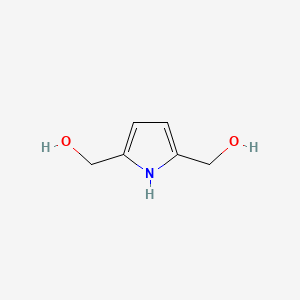 molecular formula C6H9NO2 B3054924 1H-吡咯-2,5-二甲醇 CAS No. 6249-04-3