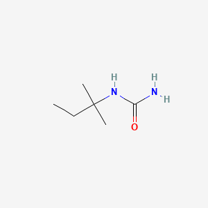 molecular formula C6H14N2O B3054928 Urea, (1,1-dimethylpropyl)- CAS No. 625-15-0