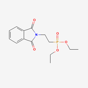 molecular formula C14H18NO5P B3054935 2-(2-二乙氧基膦酸基乙基)异吲哚-1,3-二酮 CAS No. 62514-90-3