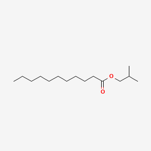 molecular formula C15H30O2 B3054972 Undecanoic acid, 2-methylpropyl ester CAS No. 62637-96-1