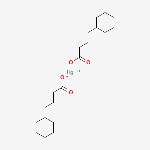 molecular formula C20H34HgO4 B3054973 Cyclohexanebutanoic acid, mercury(2+) salt CAS No. 62638-02-2