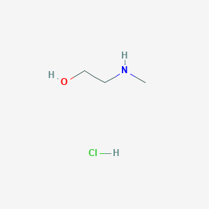 molecular formula C3H10ClNO B3054974 Ethanol, 2-(methylamino)-, hydrochloride CAS No. 62640-03-3