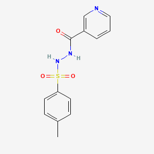 NICOTINIC ACID, 2-((p-TOLYL)SULFONYL)HYDRAZIDE
