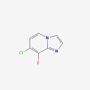 B3055049 7-Chloro-8-fluoroimidazo[1,2-a]pyridine CAS No. 628691-87-2