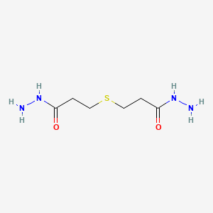 molecular formula C6H14N4O2S B3055058 3,3'-Thiodipropionodihydrazide CAS No. 6292-68-8