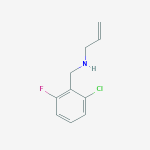 N-[(2-chloro-6-fluorophenyl)methyl]prop-2-en-1-amine