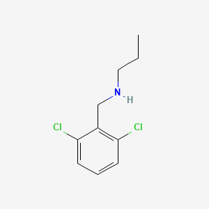 [(2,6-Dichlorophenyl)methyl](propyl)amine