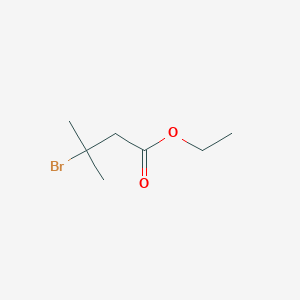 molecular formula C7H13BrO2 B3055064 Ethyl 3-bromo-3-methylbutanoate CAS No. 6293-25-0