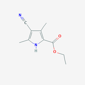 ethyl 4-cyano-3,5-dimethyl-1H-pyrrole-2-carboxylate
