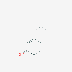 3-(2-Methylpropyl)cyclohex-2-en-1-one