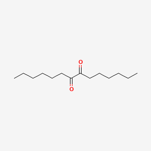molecular formula C14H26O2 B3055106 Tetradecane-7,8-dione CAS No. 6305-47-1