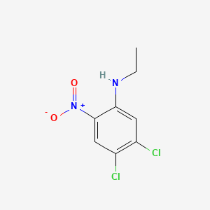 molecular formula C8H8Cl2N2O2 B3055107 4,5-Dichloro-N-ethyl-2-nitroaniline CAS No. 63059-56-3