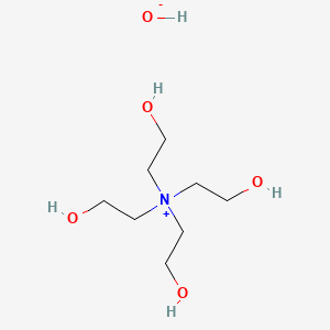 molecular formula C8H21NO5 B3055118 Tetraethanol ammonium hydroxide CAS No. 631-41-4