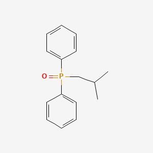 molecular formula C16H19OP B3055120 Isobutyldiphenylphosphine oxide CAS No. 63103-76-4