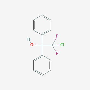 molecular formula C14H11ClF2O B3055128 2-氯-2,2-二氟-1,1-二苯乙醇 CAS No. 6312-18-1