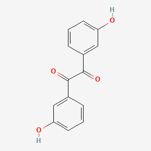 molecular formula C14H10O4 B3055142 Bis(3-hydroxyphenyl)ethane-1,2-dione CAS No. 63192-57-4