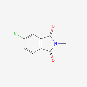molecular formula C9H6ClNO2 B3055143 N-甲基-4-氯邻苯二甲酰亚胺 CAS No. 63197-17-1