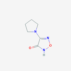 4-Pyrrolidinyl-1,2,5-oxadiazol-3-ol