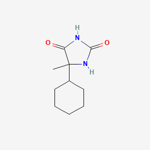 molecular formula C10H16N2O2 B3055166 5-Cyclohexyl-5-methylimidazolidine-2,4-dione CAS No. 6326-77-8