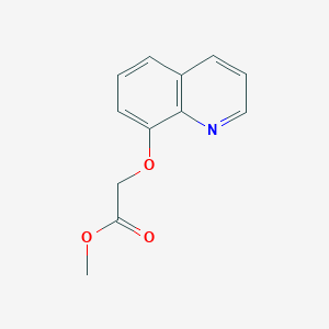 molecular formula C12H11NO3 B3055191 Methyl (quinolin-8-yloxy)acetate CAS No. 63333-80-2