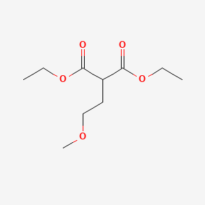 molecular formula C10H18O5 B3055199 Malonic acid, 2-methoxyethyl-, diethyl ester CAS No. 6335-02-0