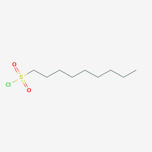 molecular formula C9H19ClO2S B3055202 1-壬烷磺酰氯 CAS No. 63353-34-4