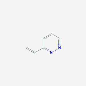 molecular formula C6H6N2 B3055205 3-Ethenylpyridazine CAS No. 63359-59-1