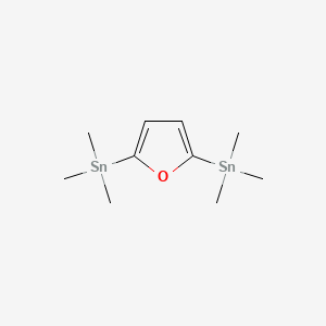 molecular formula C10H20OSn2 B3055207 2,5-Bis(trimethylstannyl)furan CAS No. 63366-23-4