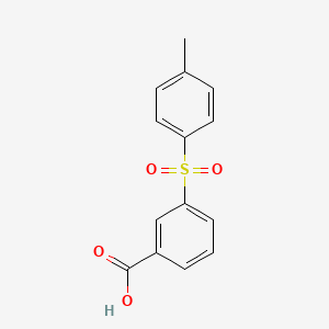 molecular formula C14H12O4S B3055213 3-(4-Methylphenyl)sulfonylbenzoic acid CAS No. 6340-14-3