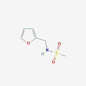 molecular formula C6H9NO3S B3055217 N-(furan-2-ylmethyl)methanesulfonamide CAS No. 6341-33-9