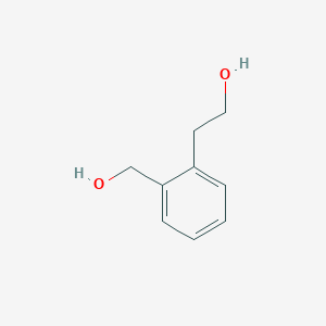 molecular formula C9H12O2 B3055235 2-[2-(Hydroxymethyl)phenyl]ethanol CAS No. 6346-00-5