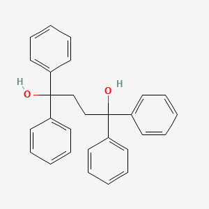 molecular formula C28H26O2 B3055239 1,4-Butanediol, 1,1,4,4-tetraphenyl- CAS No. 63469-15-8
