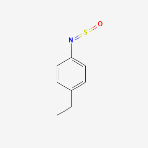 molecular formula C8H9NOS B3055243 1-乙基-4-(亚磺酰氨基)苯 CAS No. 63499-84-3