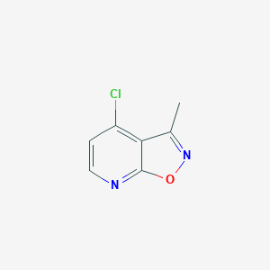 molecular formula C7H5ClN2O B3055249 Isoxazolo[5,4-b]pyridine, 4-chloro-3-methyl- CAS No. 63523-68-2